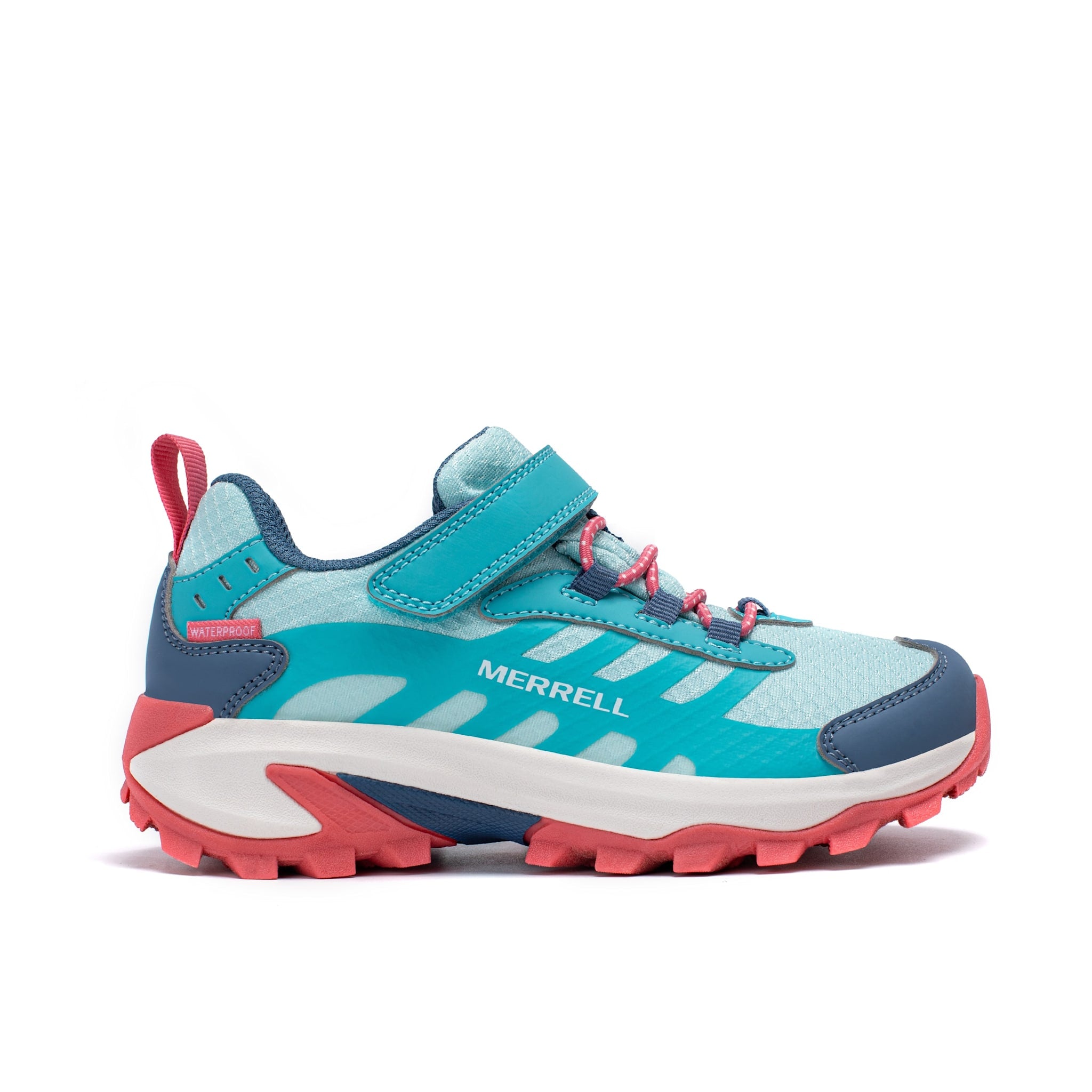 Kids Moab Speed 2 Low A/C WTRPF - Turq/Coral