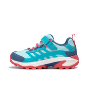 Kids Moab Speed 2 Low A/C WTRPF - Turq/Coral