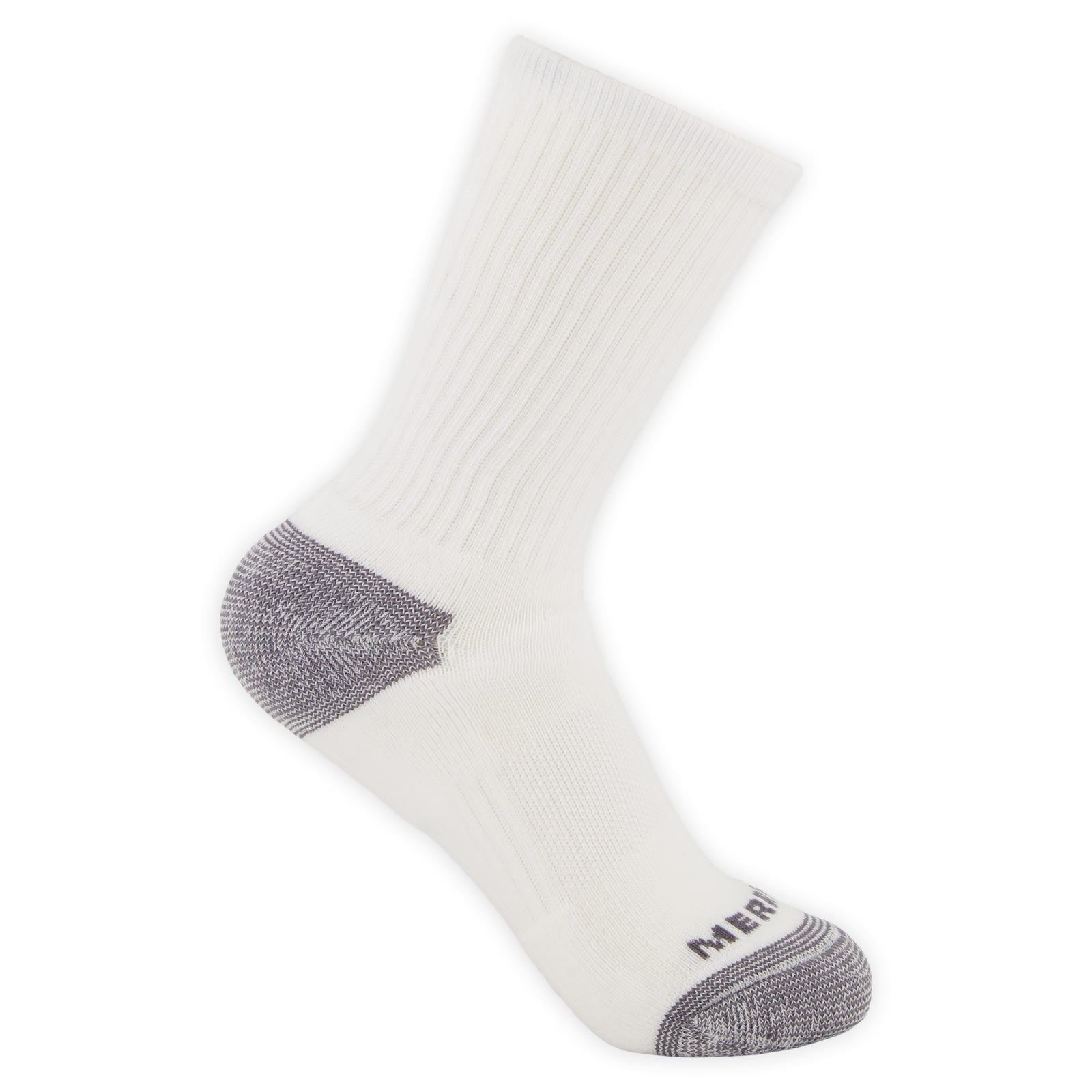Eco-Cushioned Crew Sock 3 pack - White