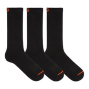 Crew Cushioned Cotton Sock 3 Pack - Black