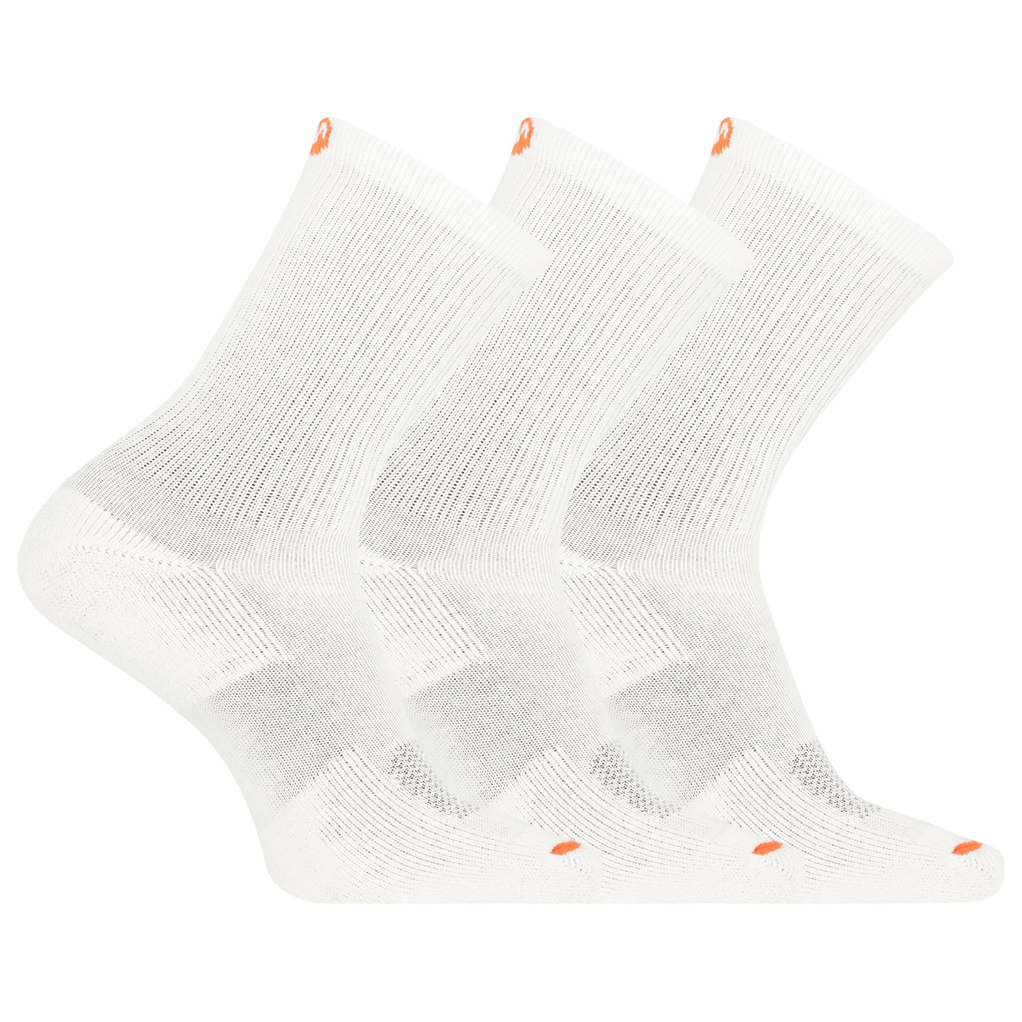 Crew Cushioned Cotton Sock 3 Pack - White