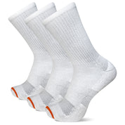 Crew Cushioned Cotton Sock 3 Pack - White