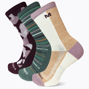 Crew Recycled Everyday Sock 3 Pack - Purple