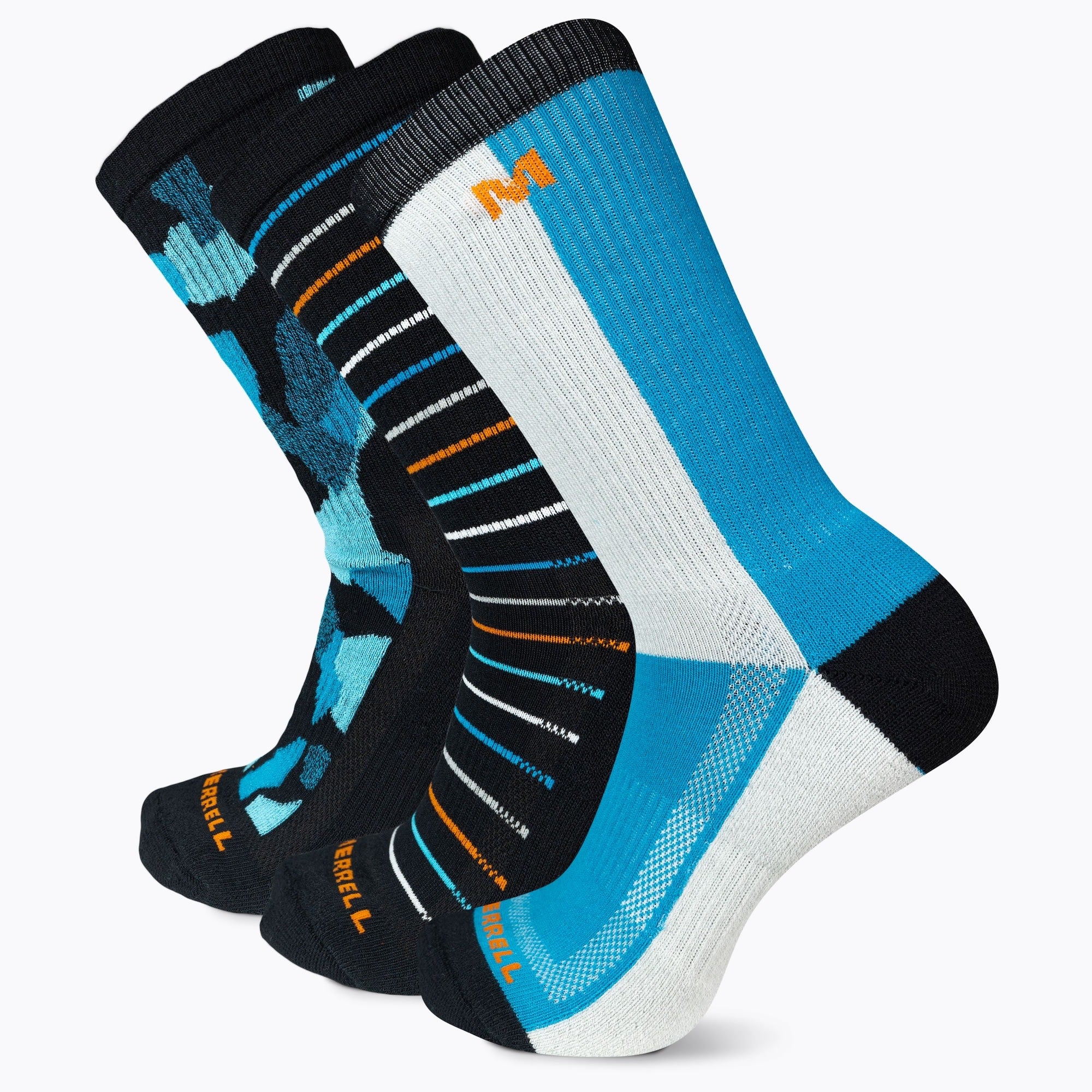 Crew Recycled Everyday Sock 3 Pack - Blue