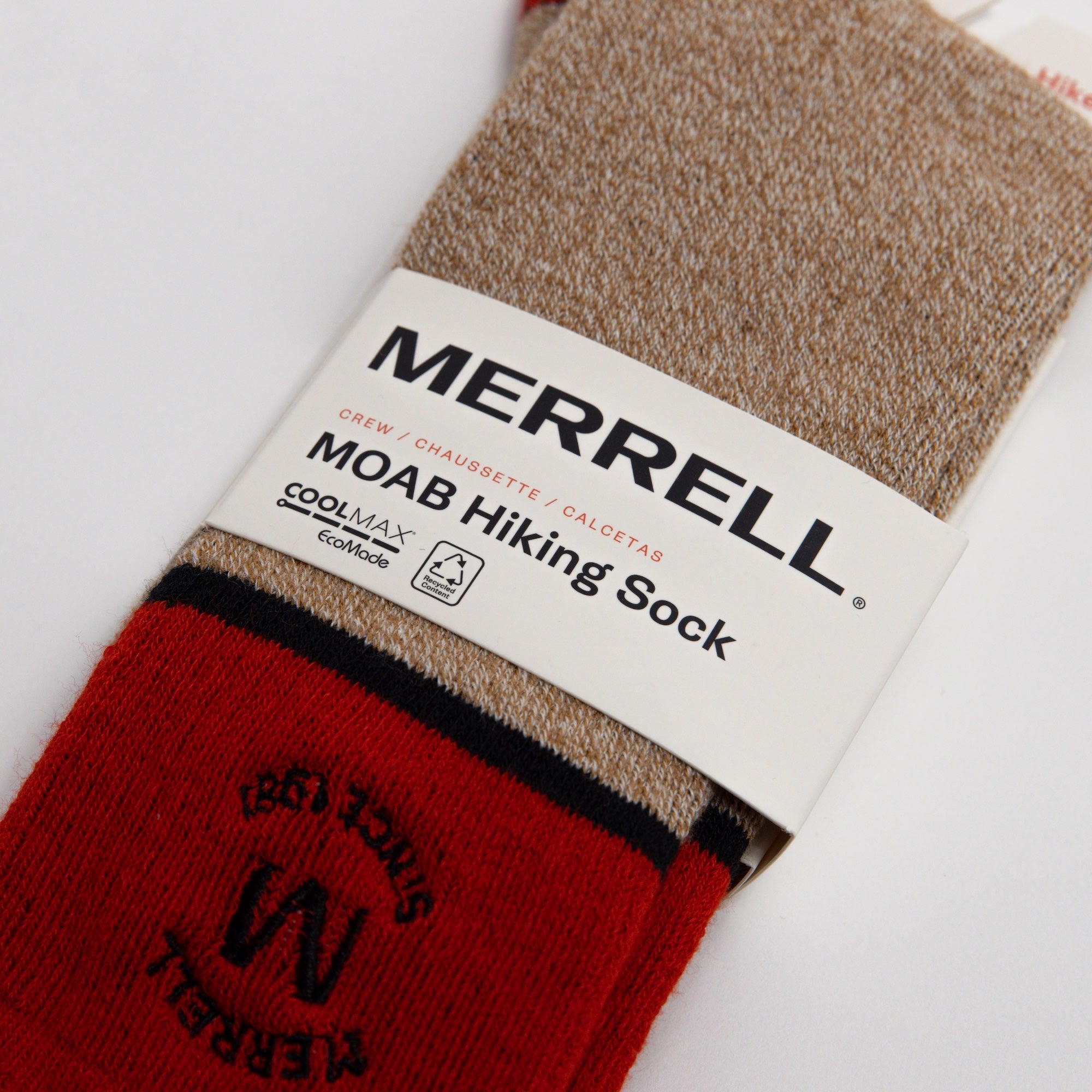 Crew MOAB Hiking Sock 3 Pack - Red