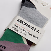 Crew Thermal Trail Run Sock - Grey
