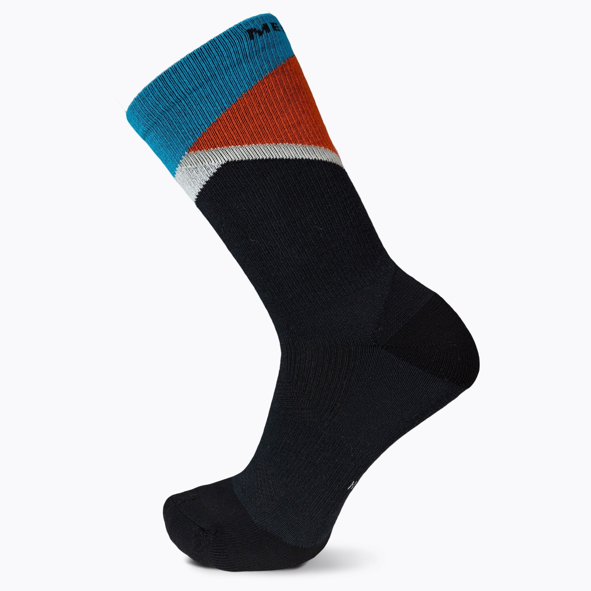 Crew Thermal Trail Run Sock - Black