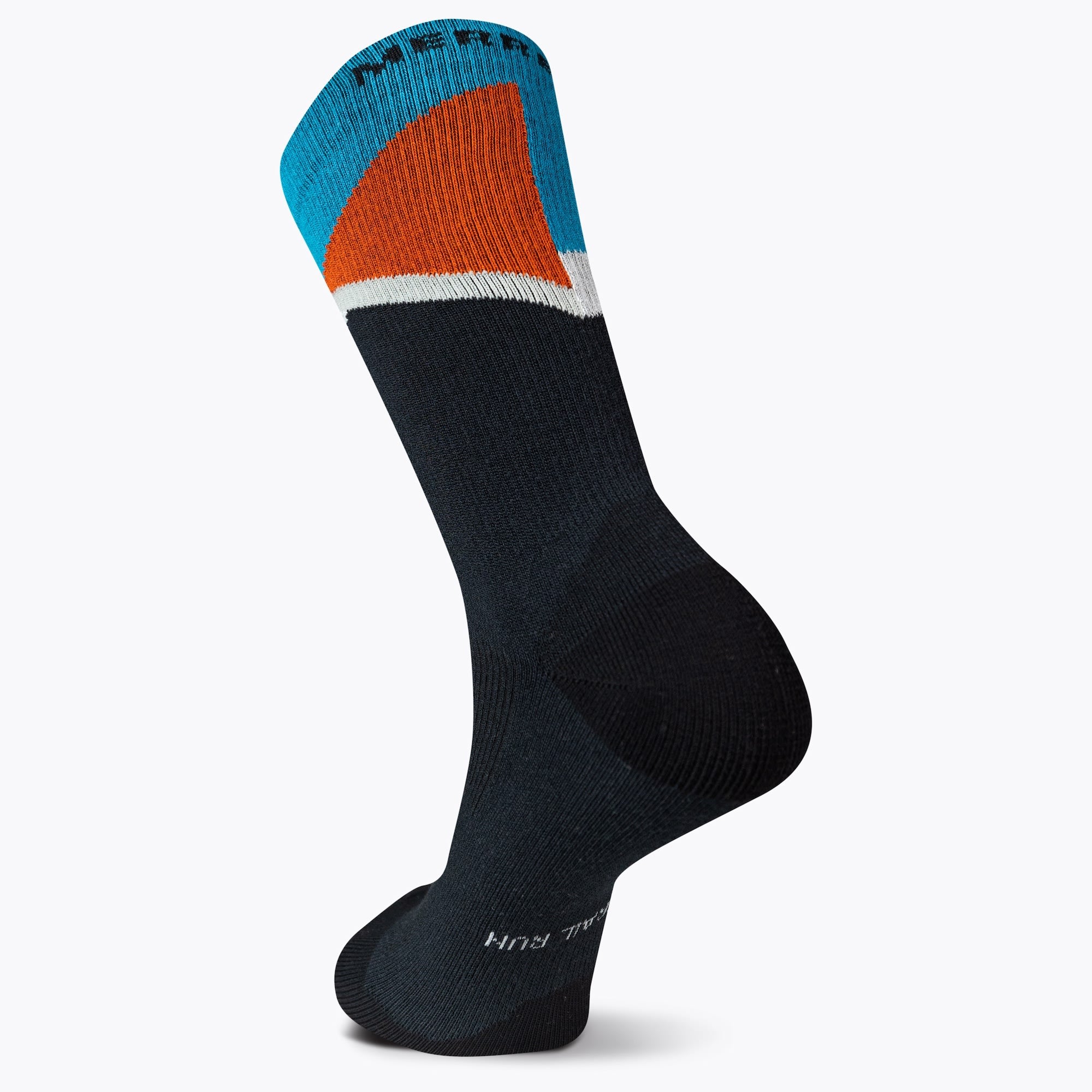 Crew Thermal Trail Run Sock - Black