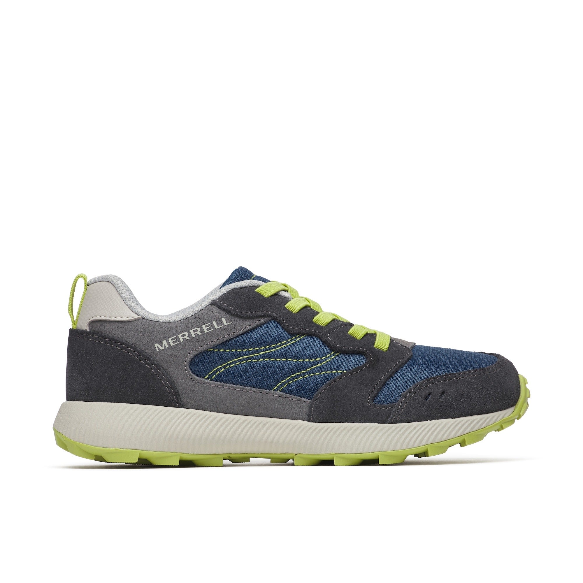 Kids Alpine 83 Slip On - Grey/Navy/Citron