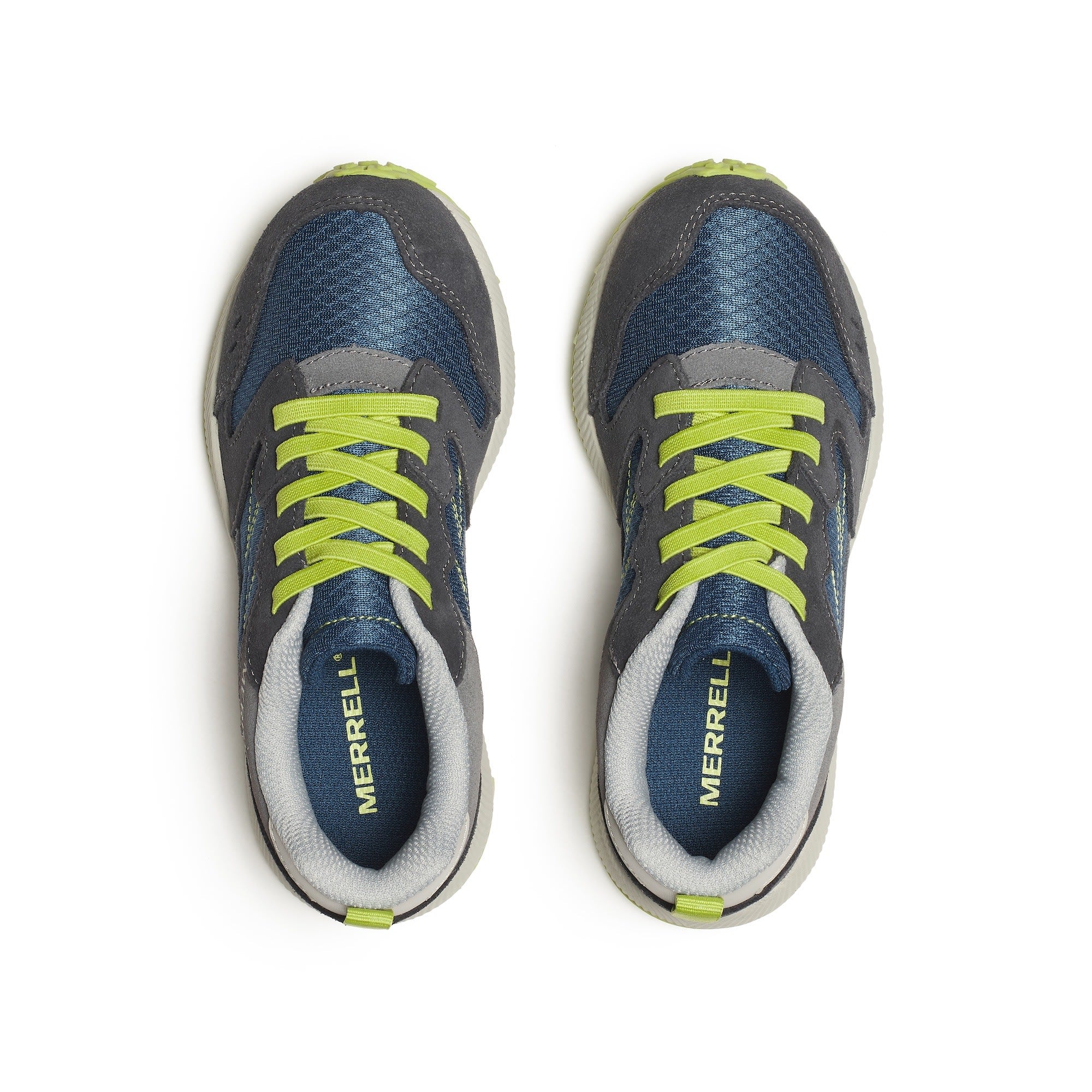 Kids Alpine 83 Slip On - Grey/Navy/Citron