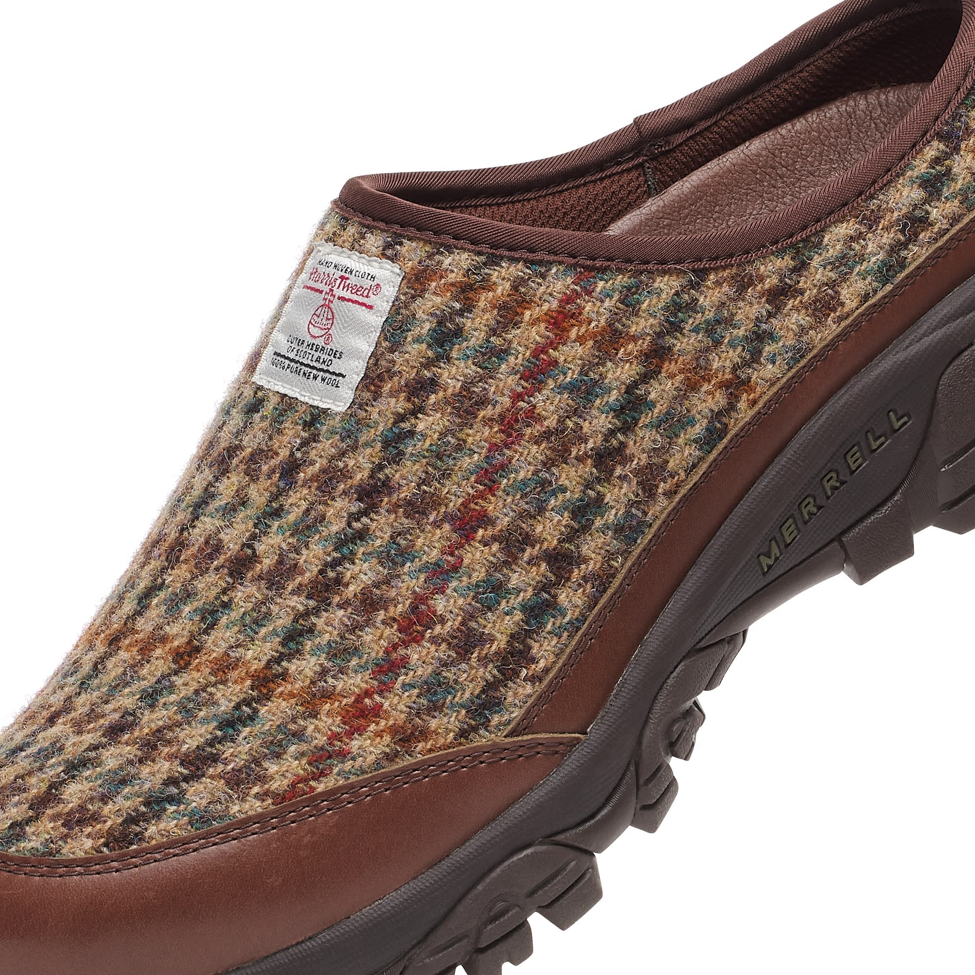 Moab 2 Slide SE X Harris Tweed - Dark Walnut