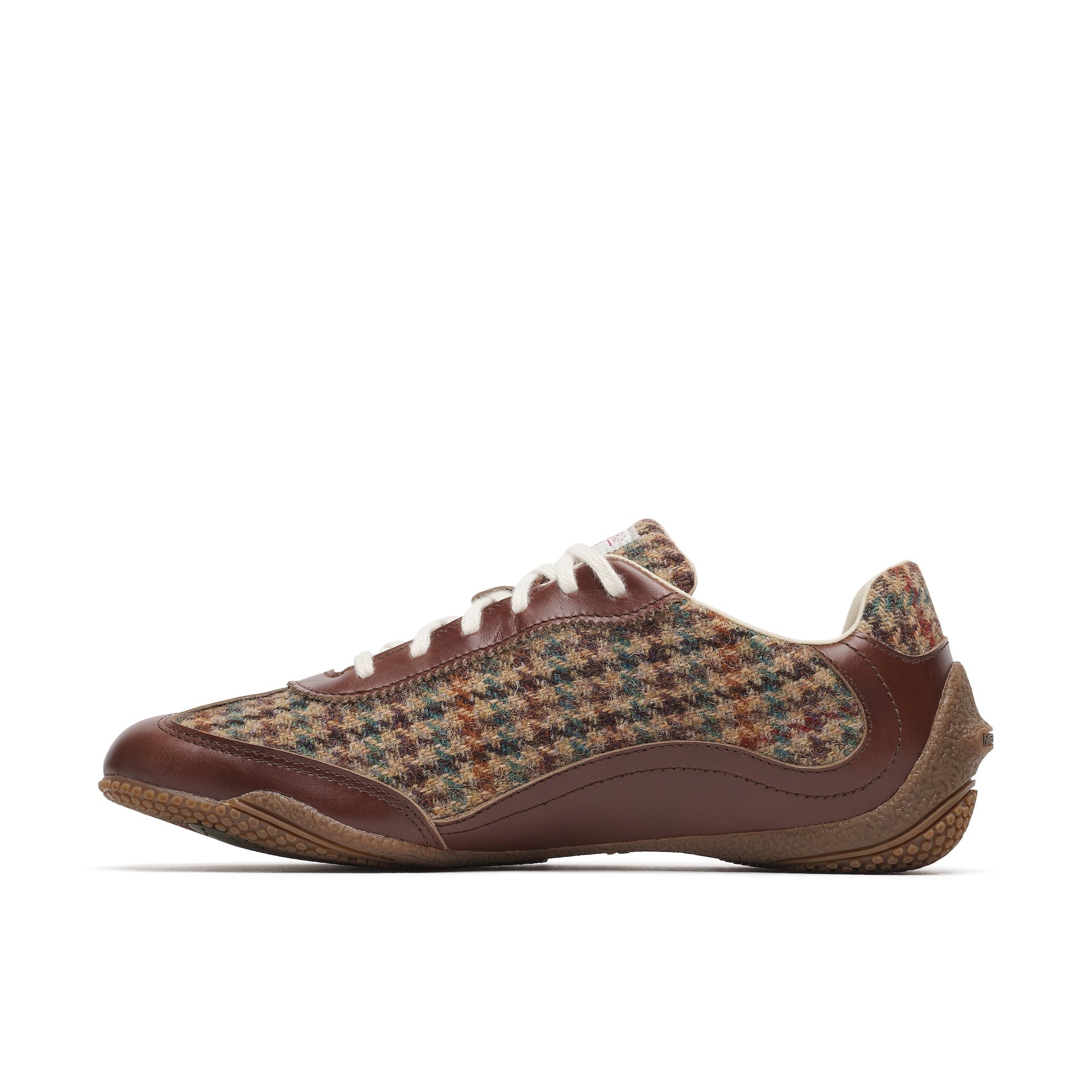 Men's Relay Lace X Harris Tweed - Dark Walnut