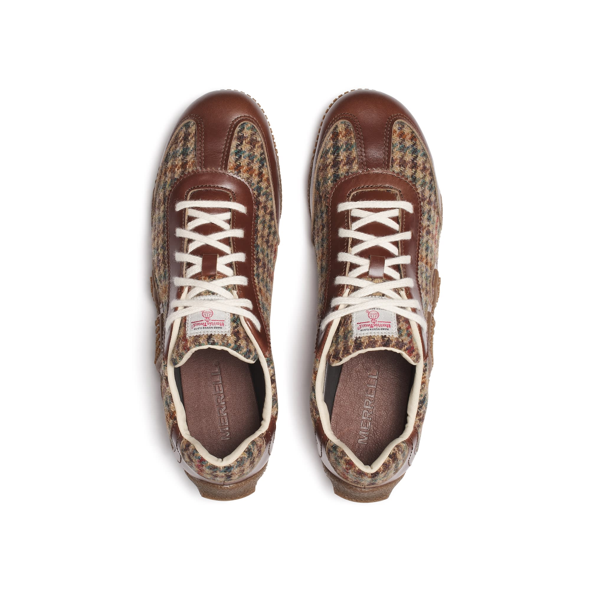 Men's Relay Lace X Harris Tweed - Dark Walnut