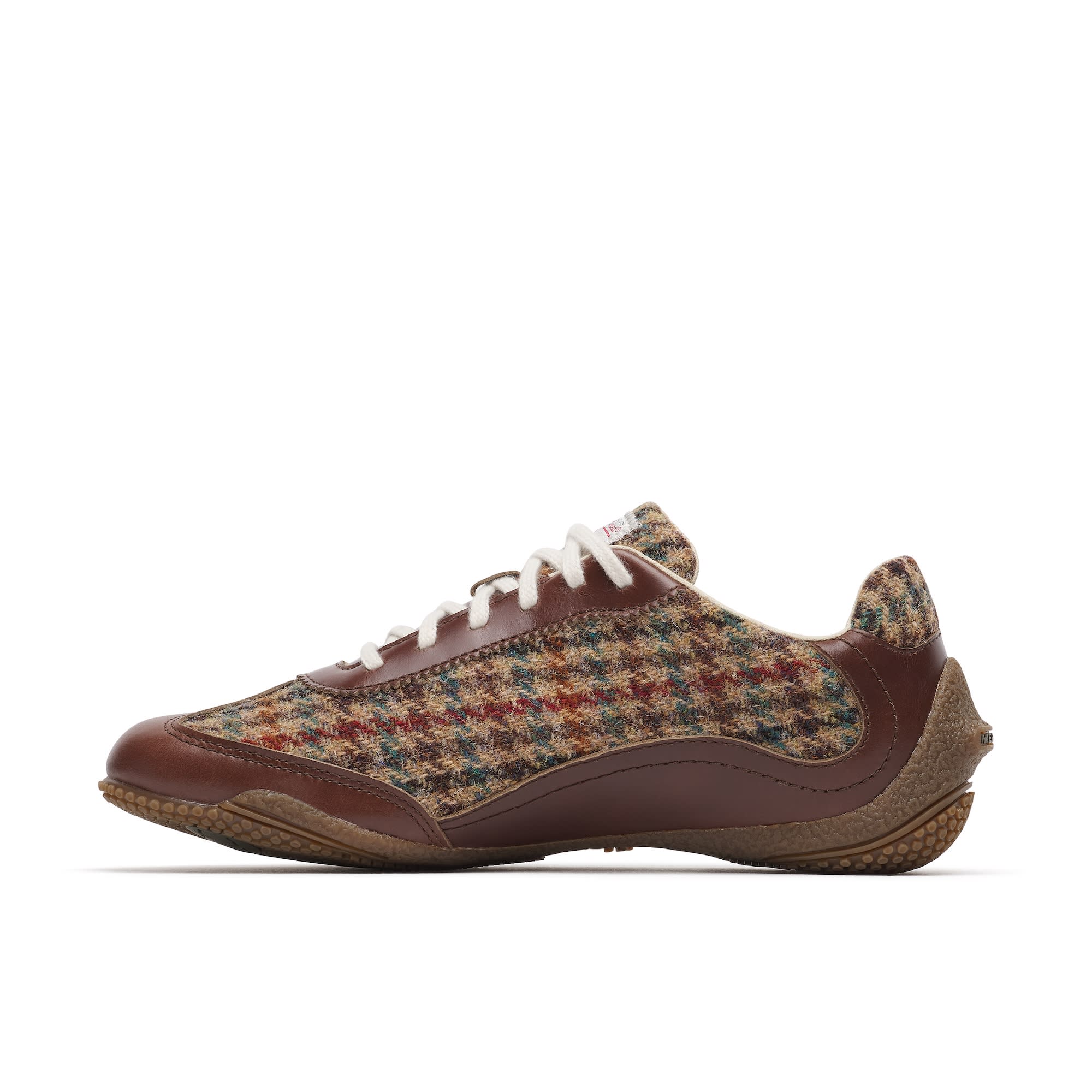 Women's Relay Lace X Harris Tweed - Dark Walnut