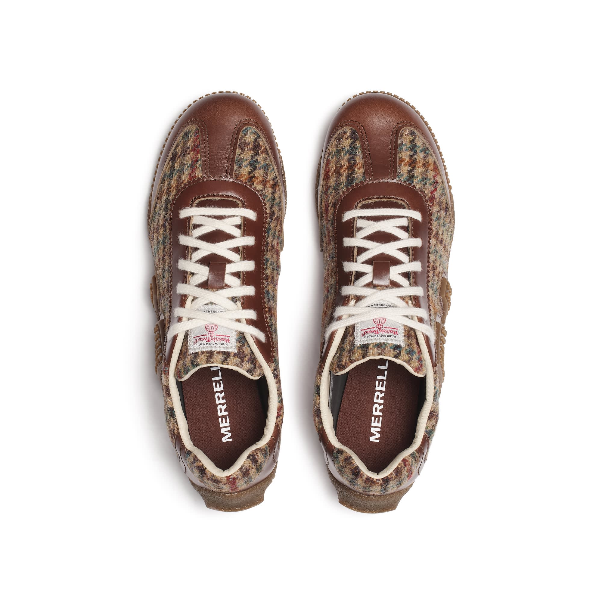 Women's Relay Lace X Harris Tweed - Dark Walnut