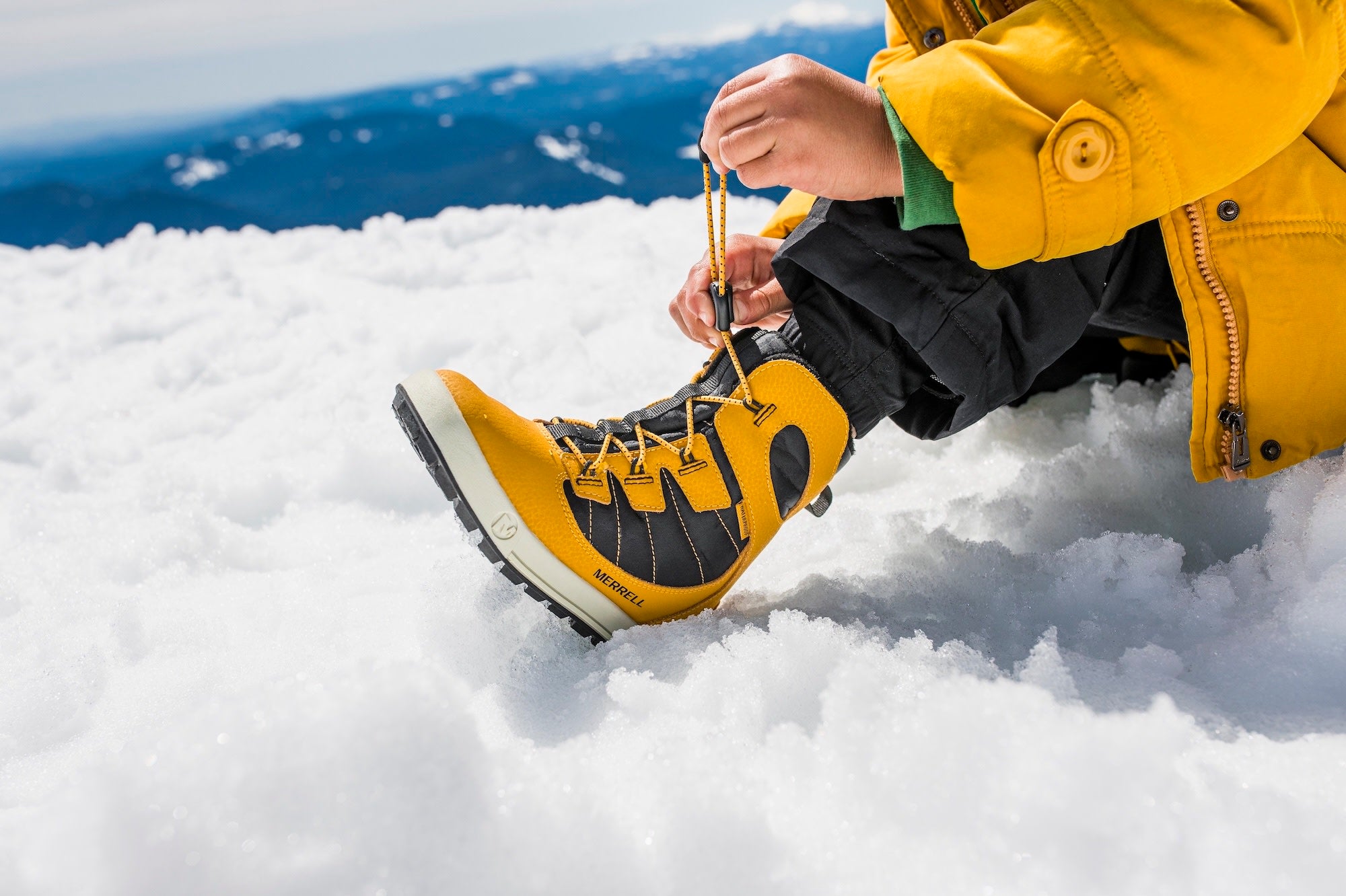 Kids Snow Bank 4.0 WTRPF - Wheat/Black