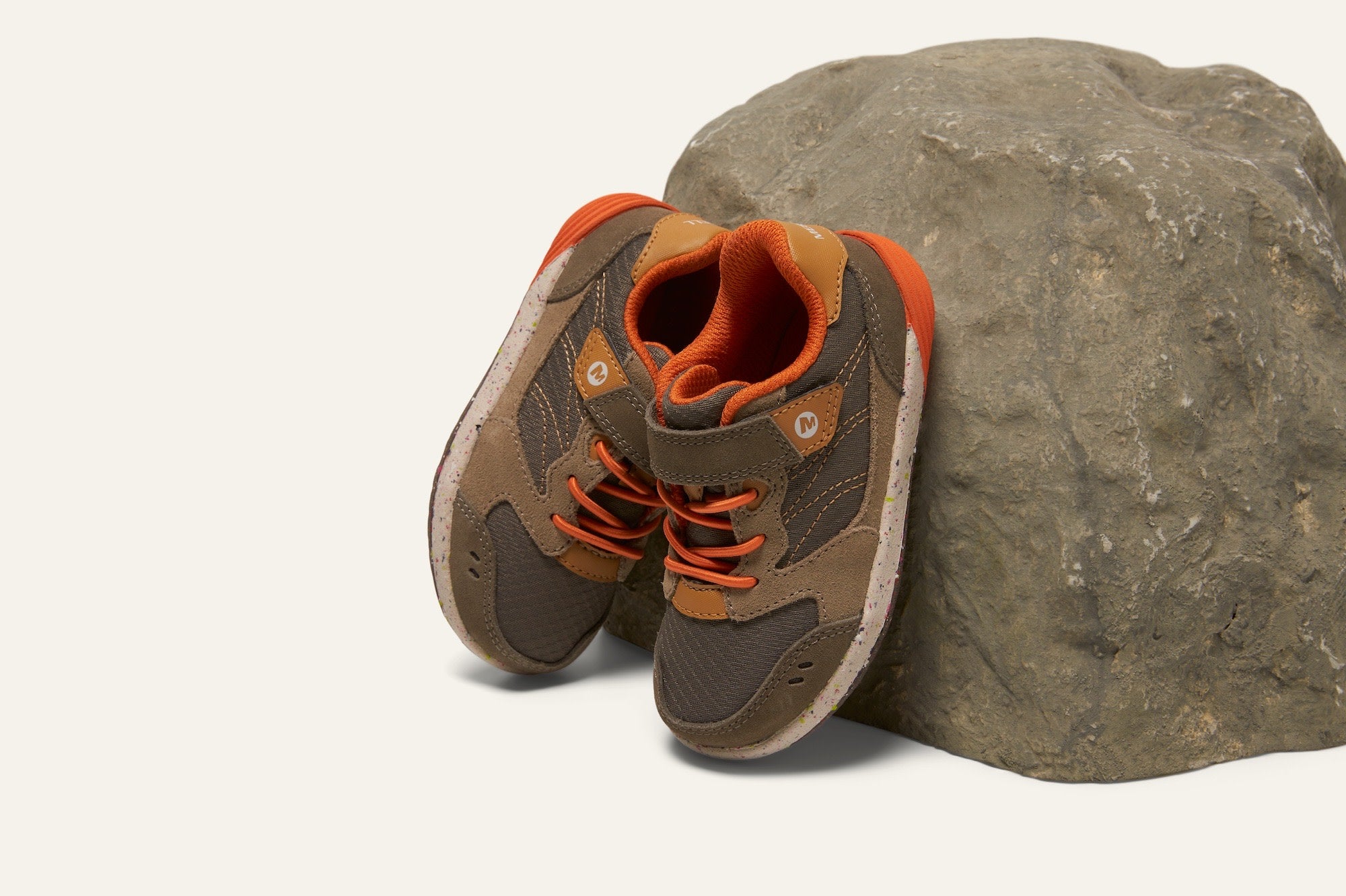 Kids Bare Steps A83 Sneaker - Gunsmoke/Taupe