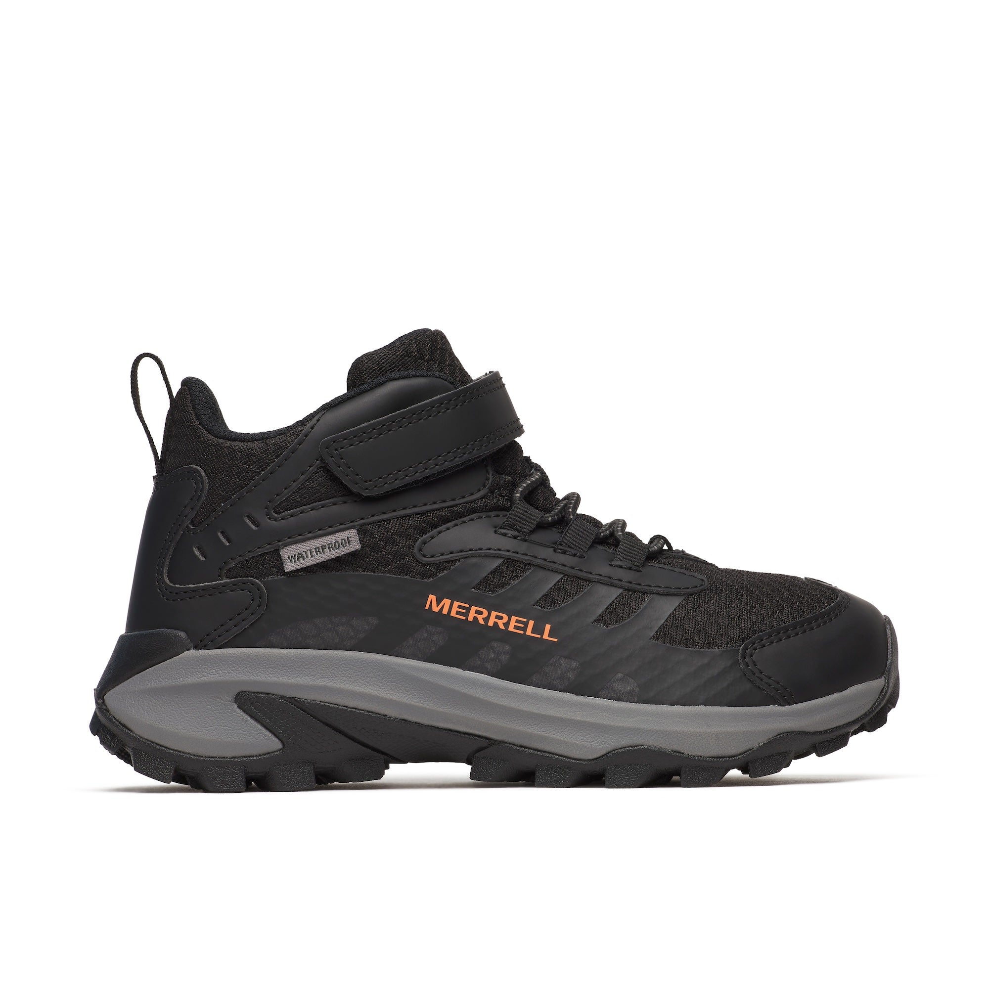 Kids Moab Speed 2 Mid A/C WTPRF - Black/Orange