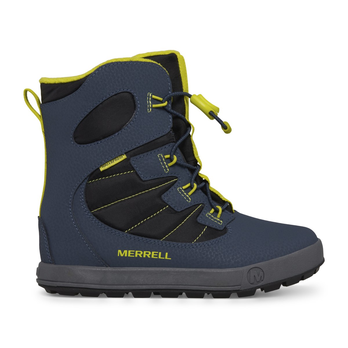 Kids Snow Bank 4.0 WTRPF - Navy/Lime