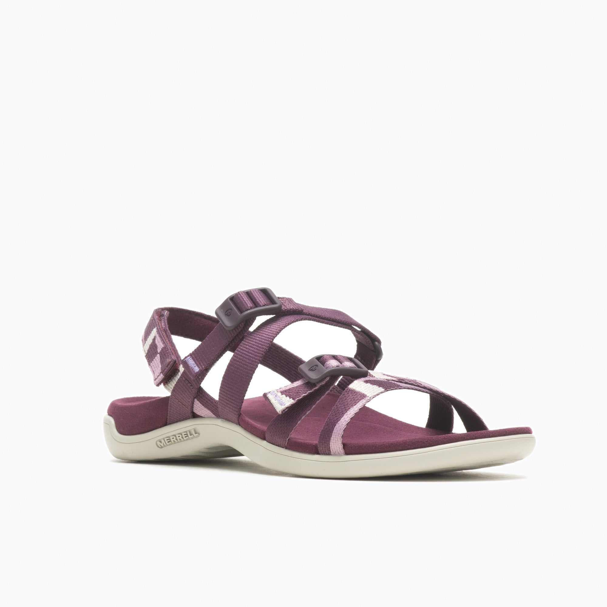 Women's District 3 Backstrap Web - Burgundy