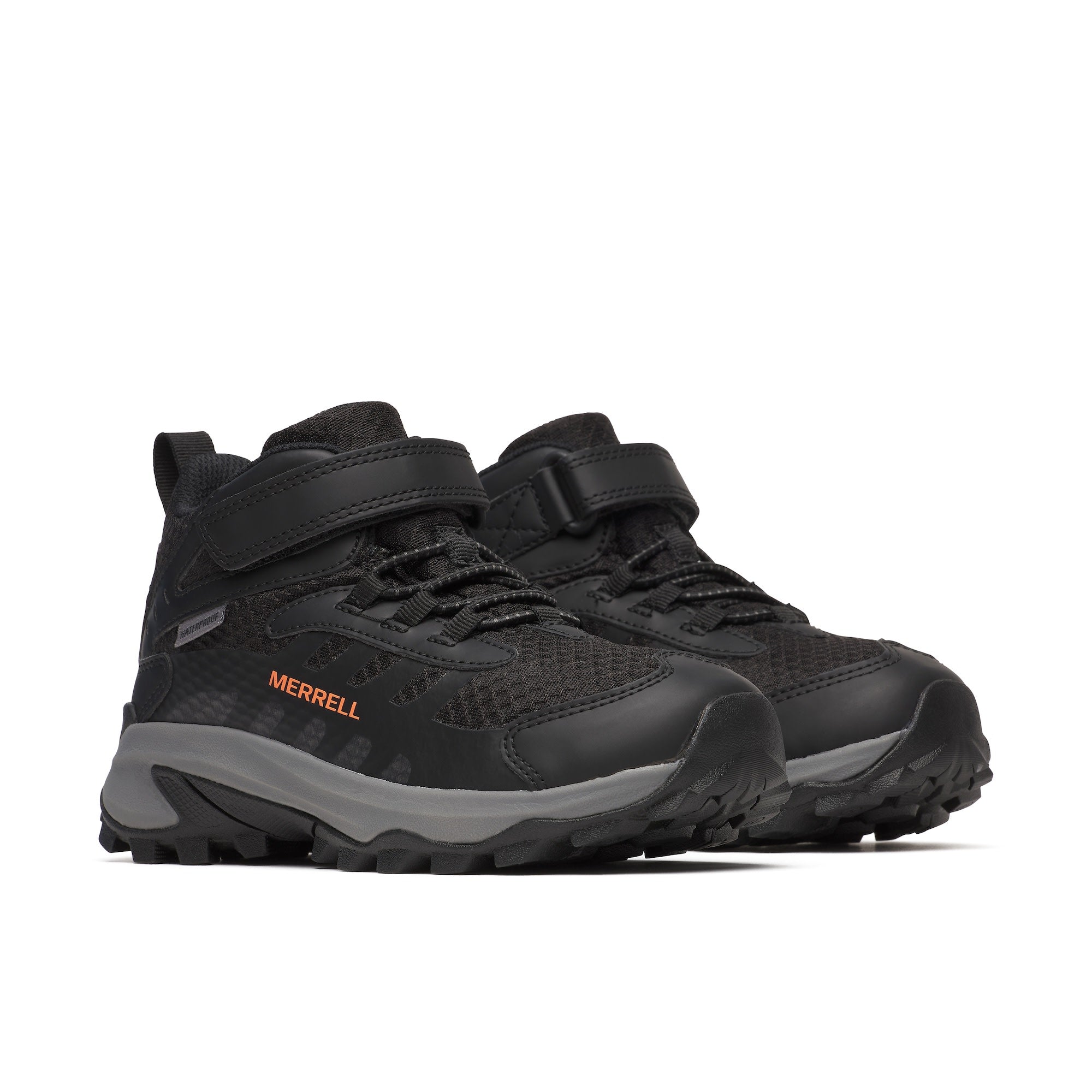 Kids Moab Speed 2 Mid A/C WTPRF - Black/Orange
