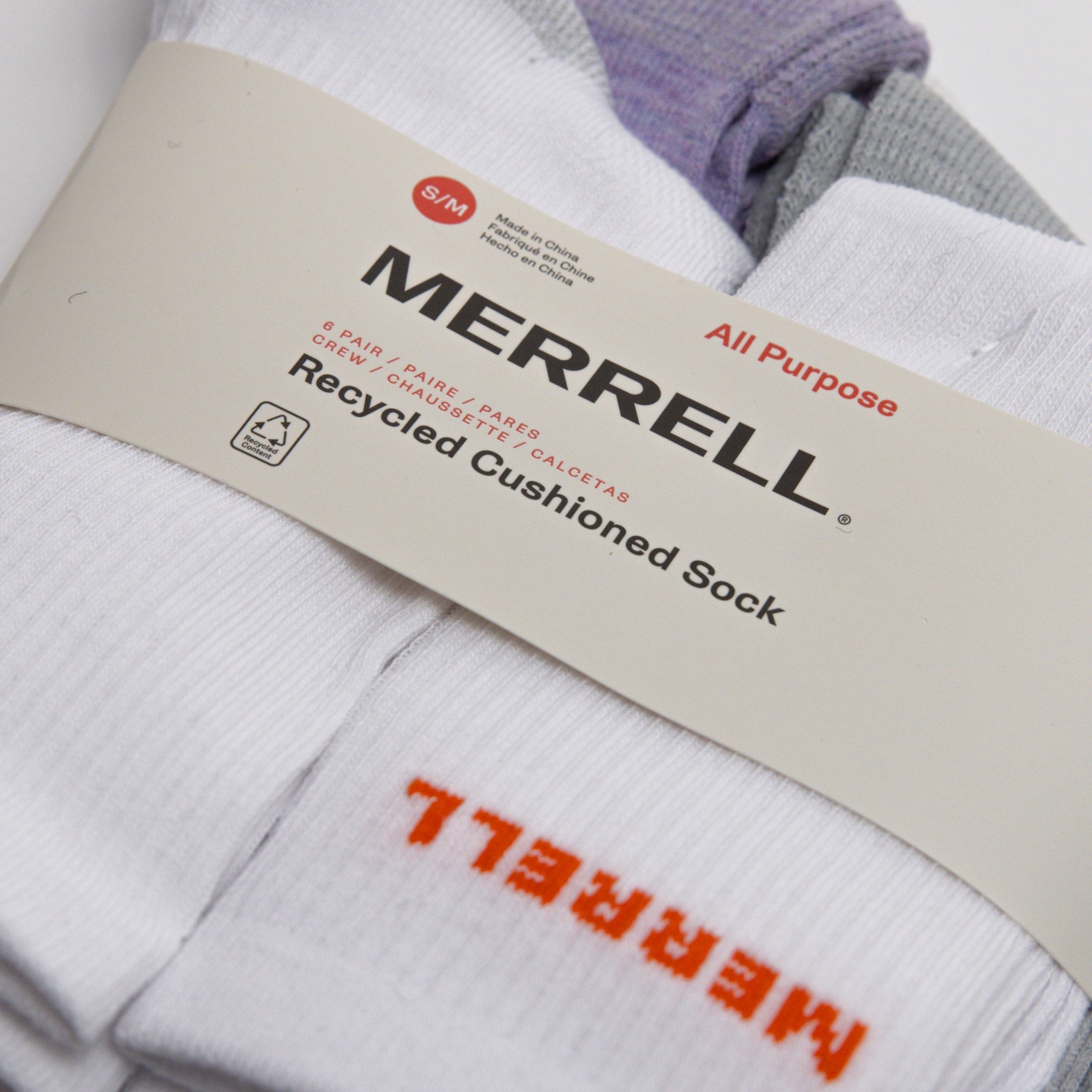 Crew Recycled Cushion Sock 6 Pack